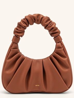 JW PEI Gabbi Ruched Hobo Handbag - Nutella LIKE NEW